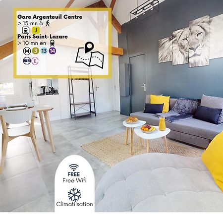 Magnifique Appartement- Proche Paris-Climatisation Argenteuil Kültér fotó